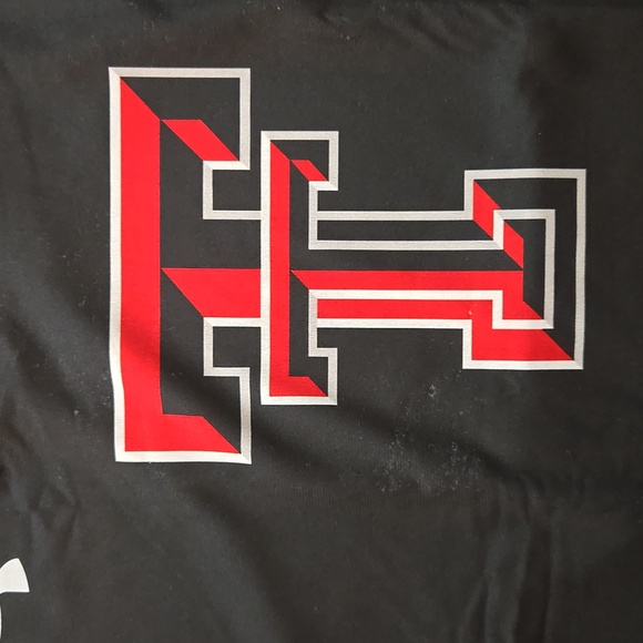 NWT Texas Tech Compression Singlet Tank Mens Under Armour UJTJC3M Black - Picture 2 of 9